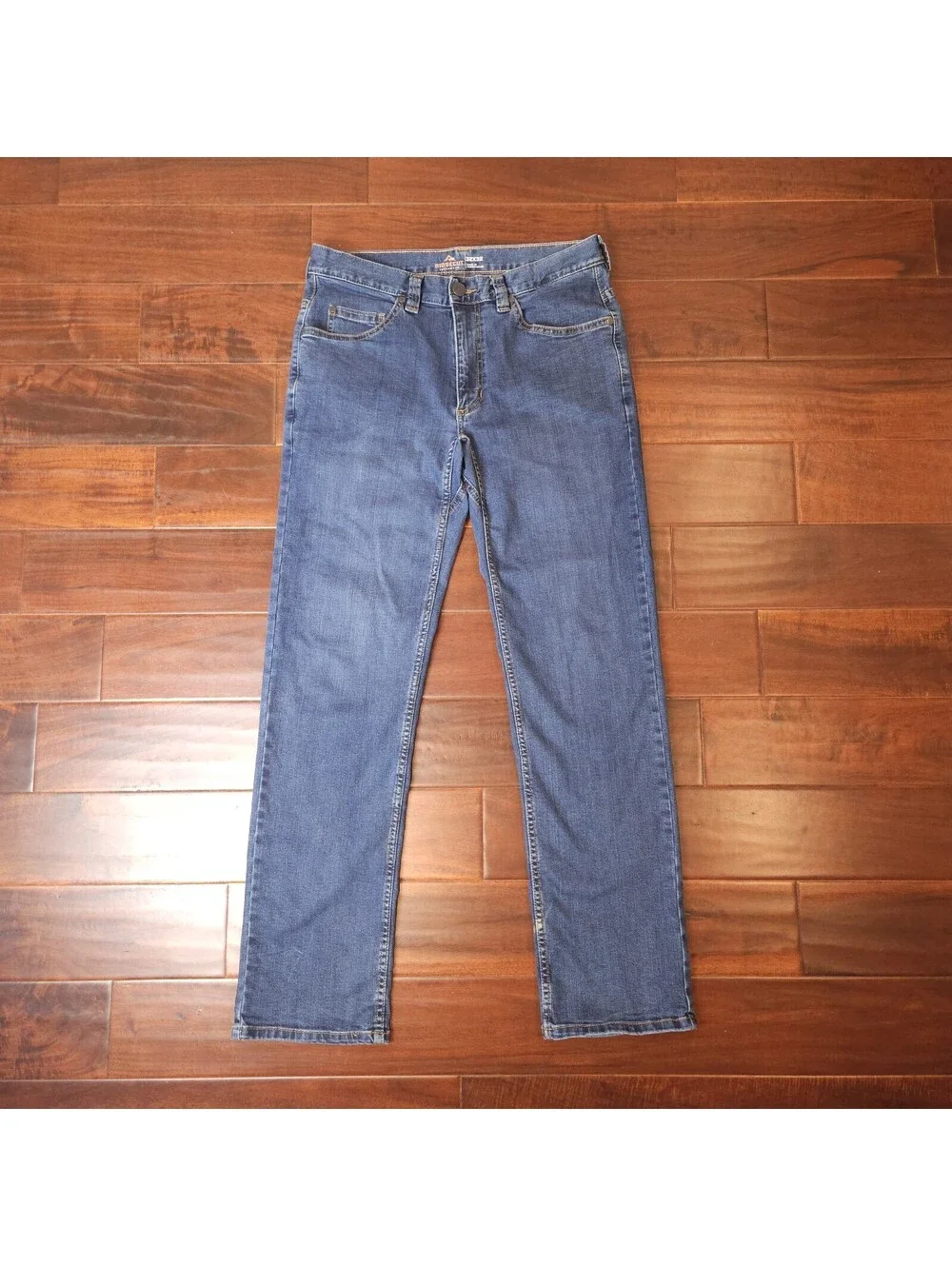 Ridgecut Toughwear Blue Denim With Flex Work Jeans Sz 32x32 Straight Fit